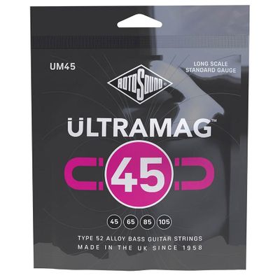 Rotosound UM45 Ultramag elbassträngar 45–105