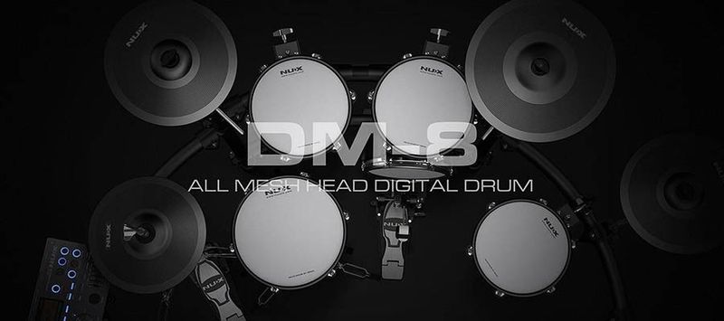 NUX DM-8 elektroniskt trumset med Remo-meshskinn och USB-ljudkort – bild 14
