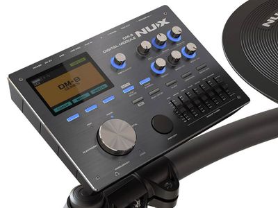 NUX DM-8 elektroniskt trumset med Remo-meshskinn och USB-ljudkort – bild 4