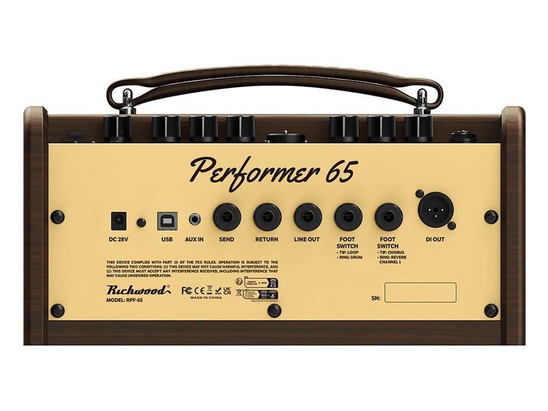 Richwood RPF-65 Performer 65 akustikförstärkare, 60 W – bild 4