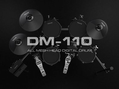 NUX DM-110 kompakt elektroniskt trumset med meshskinn – bild 11