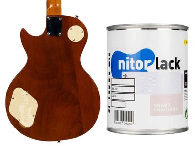 NitorLACK nitrocellulose lacquer dark brown - 500ml can