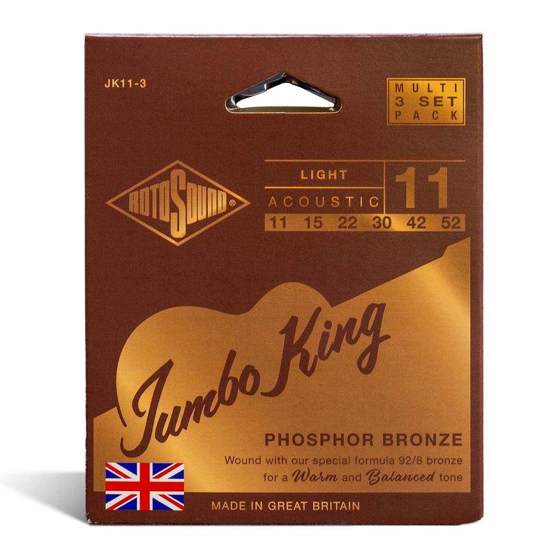Rotosound JK11-3 Jumbo King 3-pack