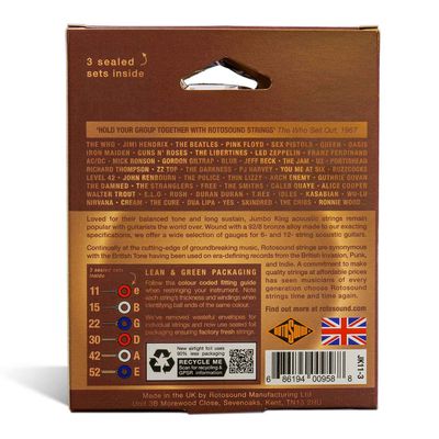 Rotosound JK11-3 Jumbo King 3-pack – bild 2