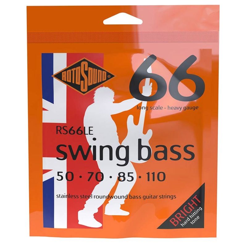 Rotosound RS66LE Swing Bass 66 elbassträngar, rostfritt stål 50–110, heavy