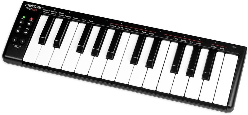 SE25 MIDI-keyboard, 25 minitangenter – bild 3
