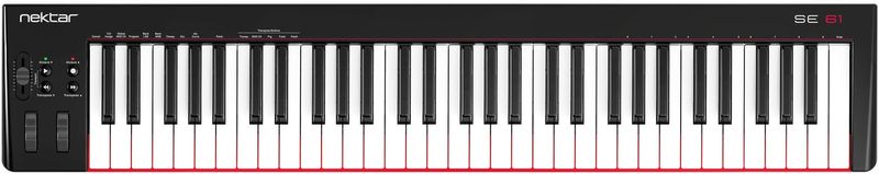 SE61 MIDI-keyboard, 61 tangenter – bild 2