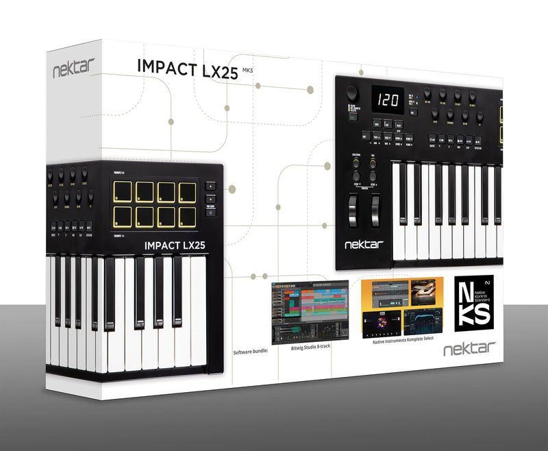 Impact LX25 mk3 MIDI-keyboard, 25 tangenter – bild 5