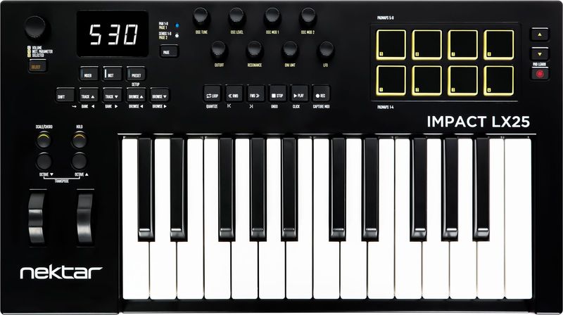 Impact LX25 mk3 MIDI-keyboard, 25 tangenter – bild 2