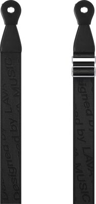 Ideal Strap 2 vävt axelband, svart
