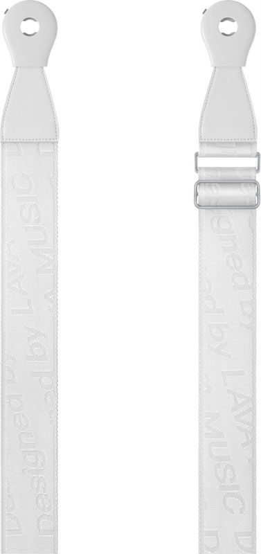 Ideal Strap 2 vävt axelband, vitt
