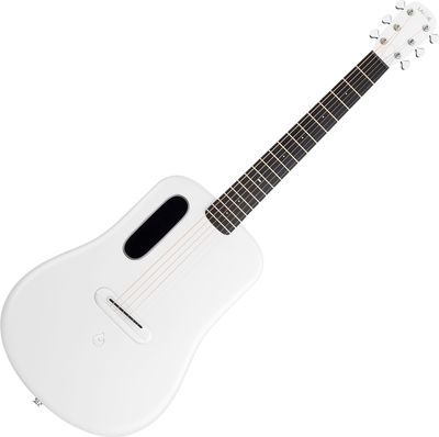 ME 4 Carbon 36" smart akustisk gitarr, vit, med Airflow Bag