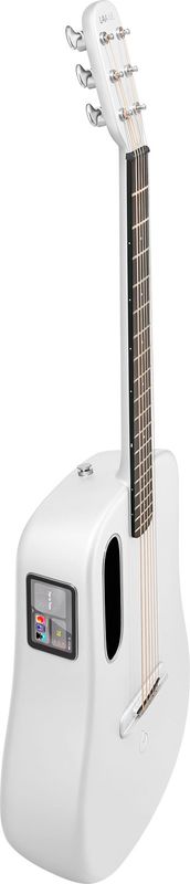 ME 4 Carbon 36" smart akustisk gitarr, vit, med Airflow Bag – bild 3
