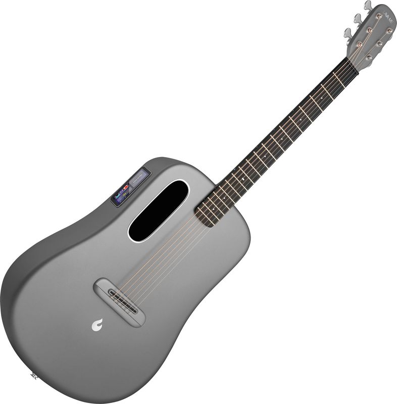 ME 4 Carbon 38" smart akustisk gitarr, Space Grey, med Airflow Bag