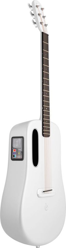 ME 4 Carbon 38" smart akustisk gitarr, vit, med Airflow Bag – bild 4