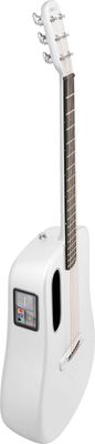ME 4 Carbon 38" smart akustisk gitarr, vit, med Airflow Bag – bild 2