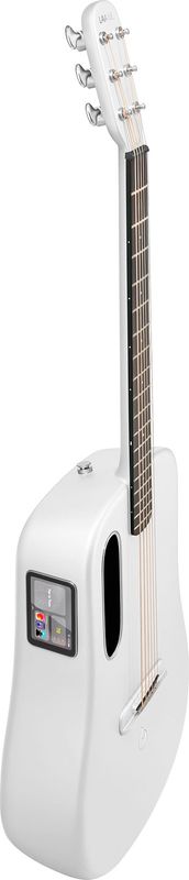ME 4 Carbon 38" smart akustisk gitarr, vit, med Airflow Bag – bild 2