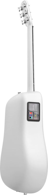 ME 4 Carbon 38" smart akustisk gitarr, vit, med Airflow Bag – bild 3