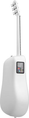 ME 4 Carbon 38" smart akustisk gitarr, vit, med Space Bag – bild 3