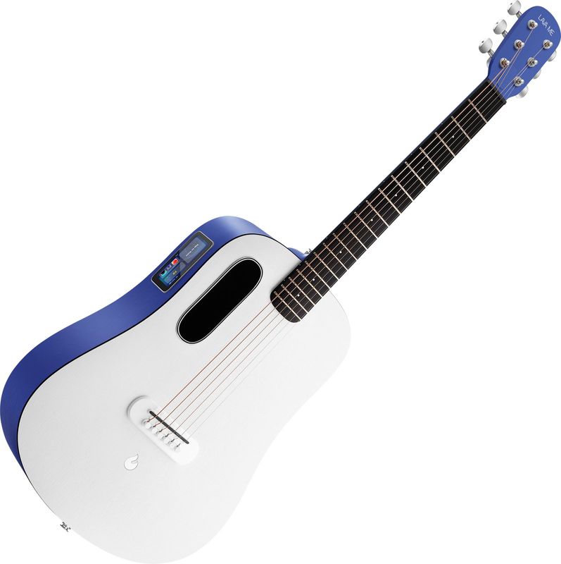 ME Play smart akustisk gitarr, Deep Blue, med Lite Bag