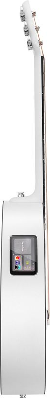 ME Play smart akustisk gitarr, Frost White, med Lite Bag – bild 4