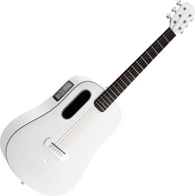 ME Play smart akustisk gitarr, Frost White, med Lite Bag