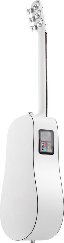 ME Play smart akustisk gitarr, Frost White, med Lite Bag – bild 3