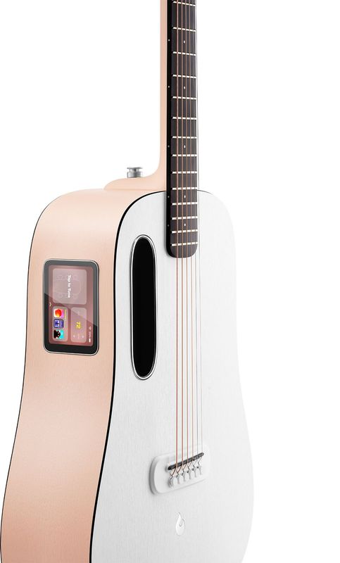 ME Play smart akustisk gitarr, Light Peach, med Lite Bag – bild 4