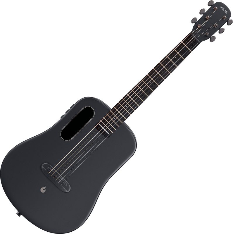 ME Air Carbon smart akustisk gitarr, Space Black, med Airflow Bag