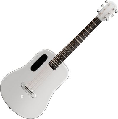 ME Air Carbon smart akustisk gitarr, Silver, med Airflow Bag