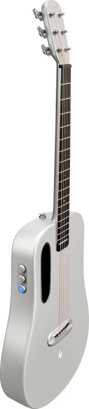 ME Air Carbon smart akustisk gitarr, Silver, med Airflow Bag – bild 2