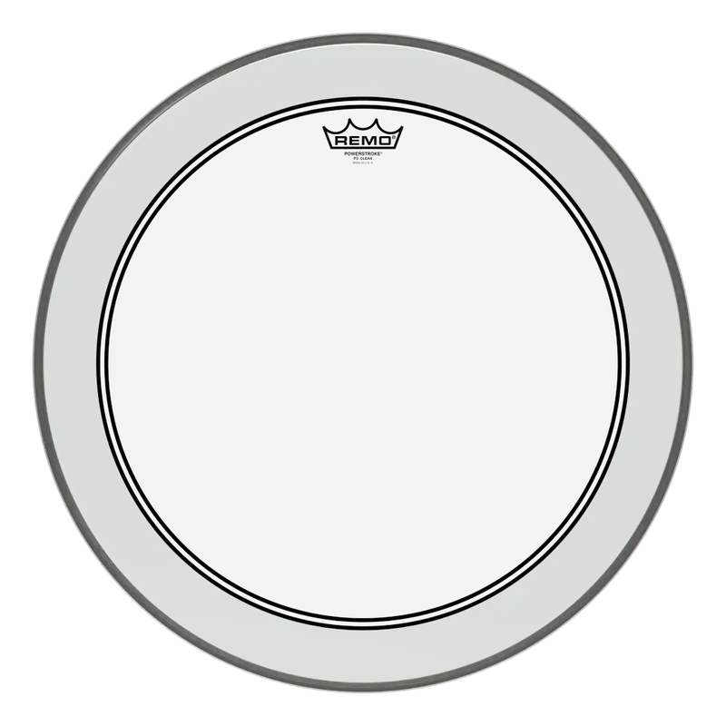Remo P3-1320-C2 Powerstroke P3 Clear bastrumskinn 20"