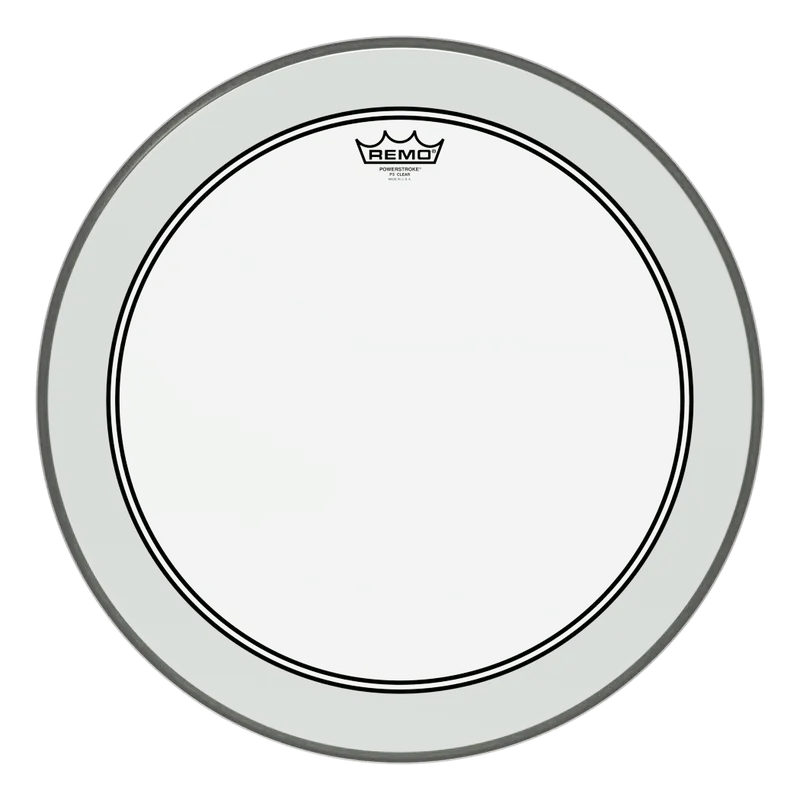 Remo P3-1322-C2 Powerstroke P3 Clear bastrumskinn 22"