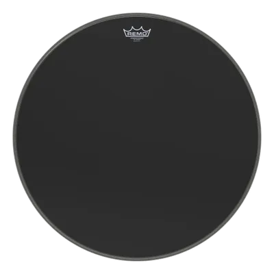 Remo P3-1022-ES Powerstroke P3 Ebony bastrumskinn 22"