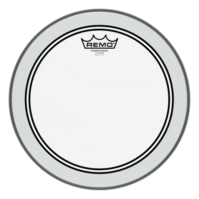 Remo P3-0312-BP Powerstroke P3 Clear pukskinn 12"