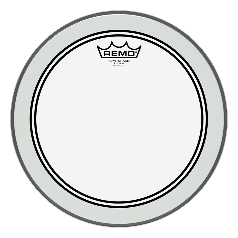 Remo P3-0312-BP Powerstroke P3 Clear pukskinn 12"