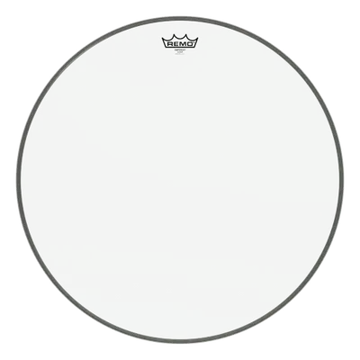 Remo BB-1322-00 Emperor Clear bastrumskinn 22"