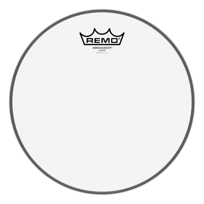 Remo BA-0310-00 Ambassador Clear pukskinn 10"