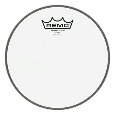 Remo BA-0308-00 Ambassador Clear pukskinn 8"