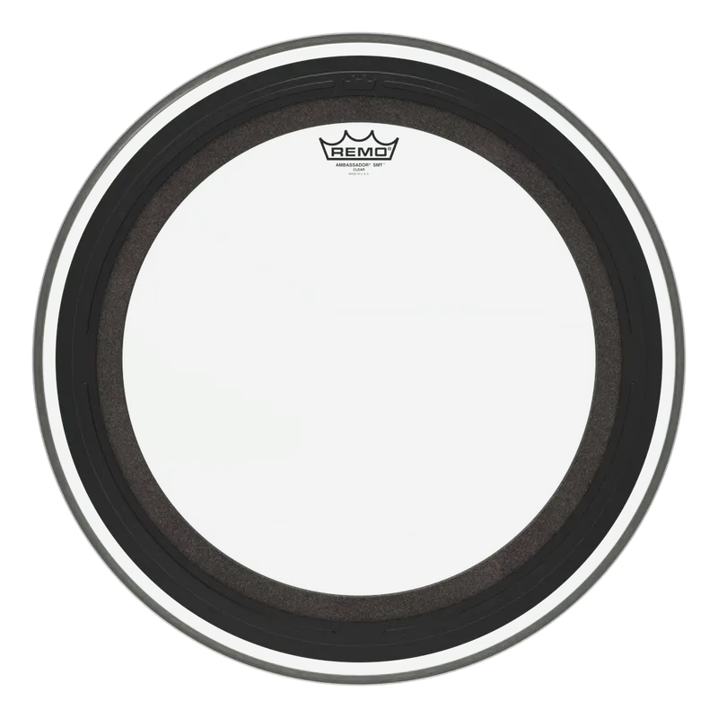 Remo BR-1322-00-SMT Ambassador SMT Clear bastrumskinn 22"