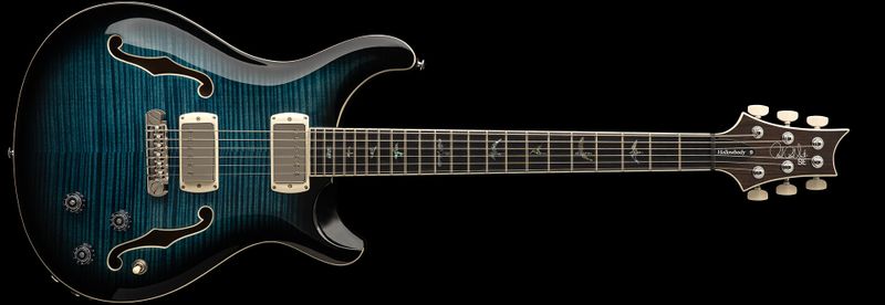 PRS SE Hollowbody II Piezo Peacock Blue Burst – bild 2