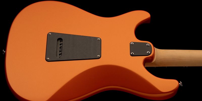 PRS SE NF3 Metallic Orange, greppbräda i rosewood – bild 7