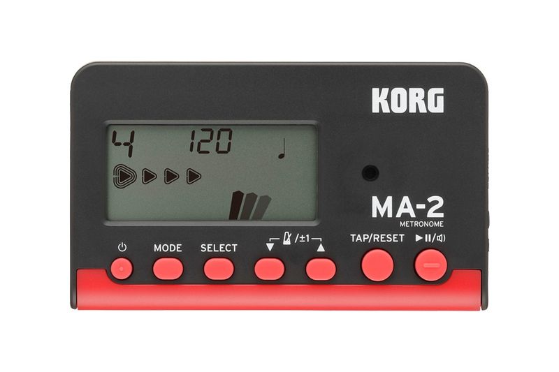 Korg MA-2 metronom, svart/röd – bild 2