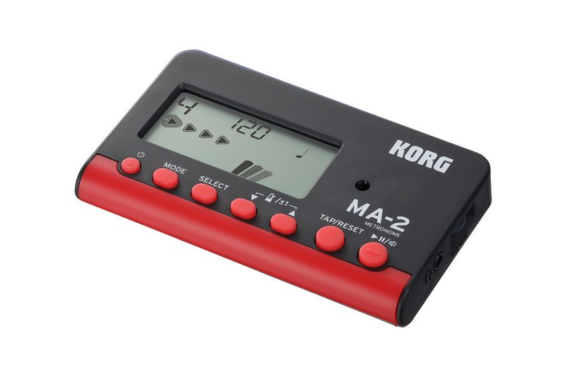 Korg MA-2 metronom, svart/röd – bild 3