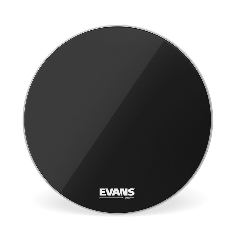 Evans BD22RBG Resonant Black bastrumskinn 22" – bild 2