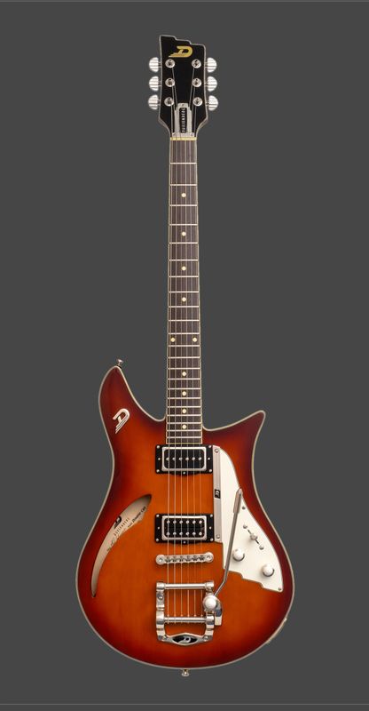 Duesenberg Double Cat Tremolo Vintage Burst elgitarr