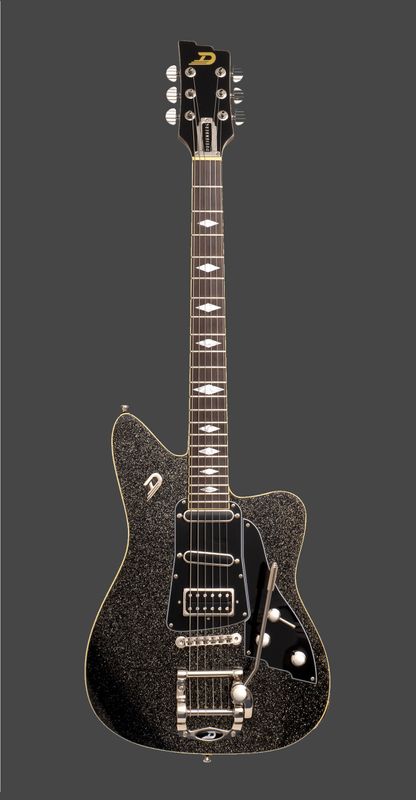 Duesenberg Paloma Black Sparkle elgitarr