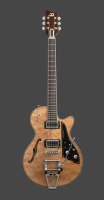 Duesenberg Alliance Series Tom Bukovac Quilted Maple Natural elgitarr