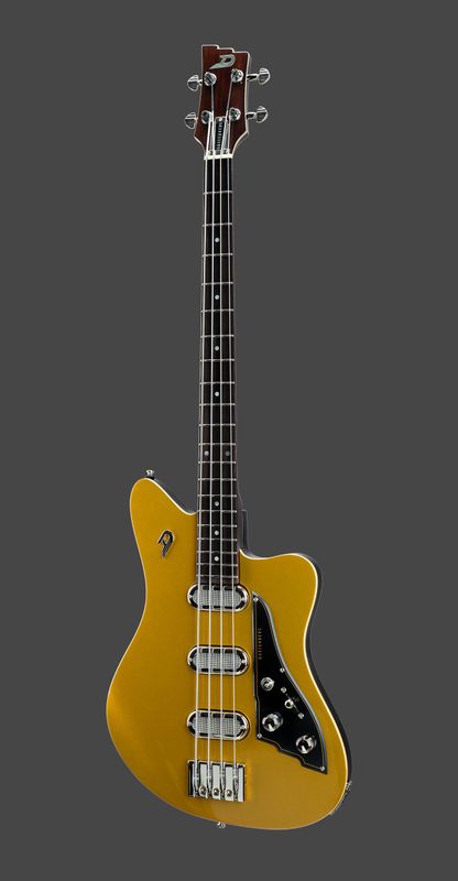Duesenberg Triton Bass Longscale Solid Body Gold Top elbas