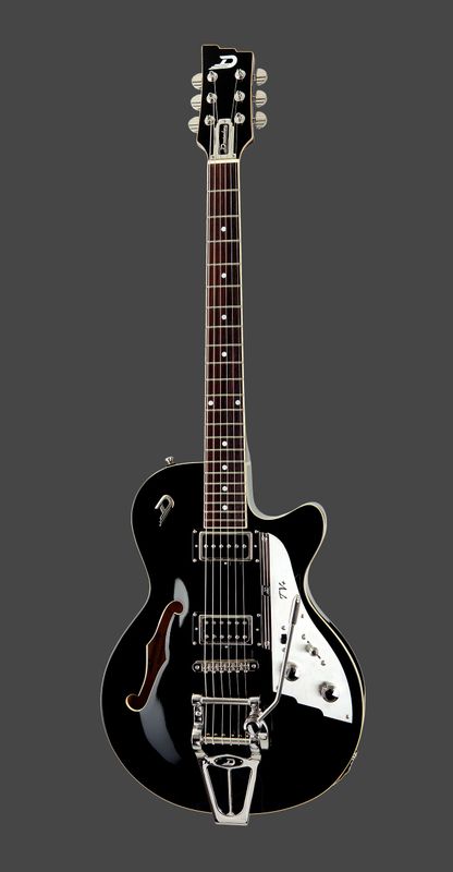 Duesenberg Starplayer TV Plus Piezo Black elgitarr